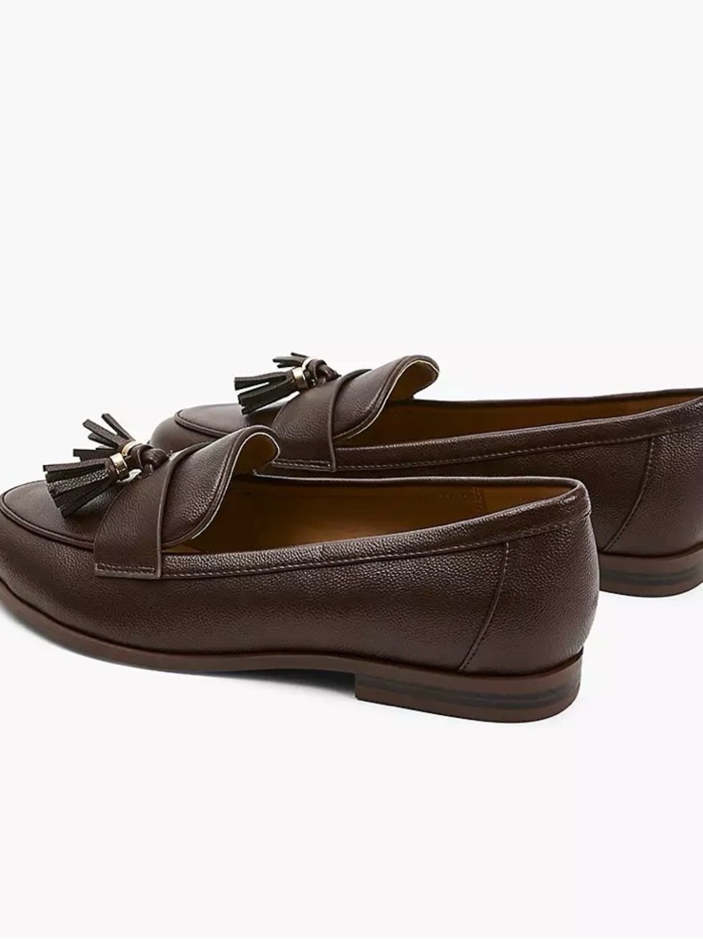 Classic Tassel Loafers in Dark Brown Leather